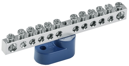 Шина N ''ноль'' на одном угловом изоляторе Ni ШНИ-6х9-12-У1-С