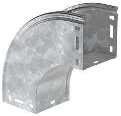 Поворот плавн. 90град тип В20 ESCA 100х150мм HDZ