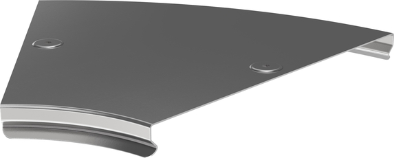 Крышка поворота плавн. 45град тип Г01 ESCA 100мм