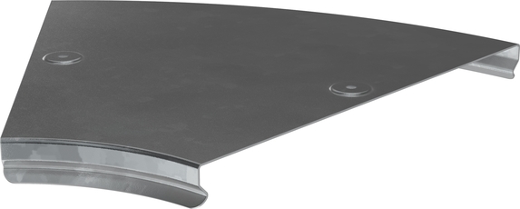 Крышка поворота плавн. 45град тип Г01 ESCA 100мм HDZ