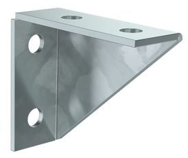 Уголок крепежный двойной усиленный для STRUT-профиля HDZ