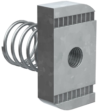 Гайка канальная с пружиной М8х40