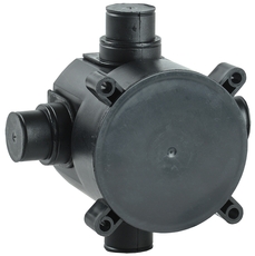 Коробка установочная d=70х72мм для монолит. стр. черная