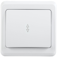 ВСп10-1-0-ВБ Выключатель 1 кл. проход. 10А ВЕГА белый