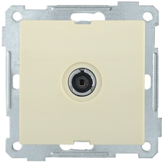 РТВ11-0-Б Розетка TV оконечная BOLERO кремовый