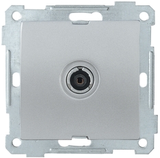 РТВ11-0-Б Розетка TV оконечная BOLERO серебряный