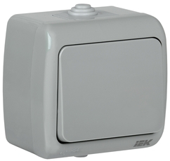 AQUATIC Выключатель 1 клавишный открытой установкиIP54 ВС-20-1-0-A