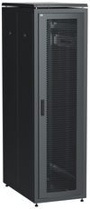 Шкаф сетевой 19дюймов LINEA N 33U 600х1000 мм перфорированная передняя дверь черный