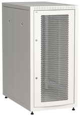 Шкаф LINEA E 24U 600х1000мм двери 2шт перфорированная и металл серый