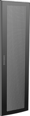Дверь перфорированная ITK для шкафа LINEA N 18U 600 мм черная