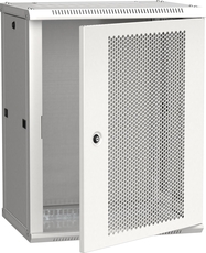 Шкаф LINEA W 12U 600x450 мм дверь перфорированная RAL7035