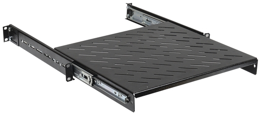 19' выдвижная полка глубиной 1000мм черная