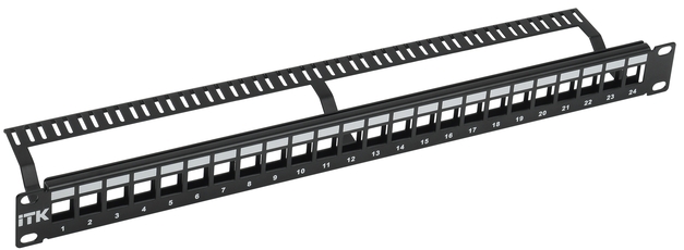 Модульная патч-панель UTP 24 порта 1U