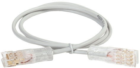 Патч-корд ITK (коммутационный шнур) 110-110 2 пары категория 5 (2м) серый