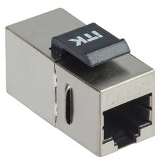 Проходной адаптер кат. 5E FTP RJ45-RJ45 Keystone Jack