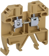 Клемма винтовая КВИ-2,5мм2 желтая