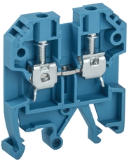 Клемма винтовая КВИ-4мм2 синяя