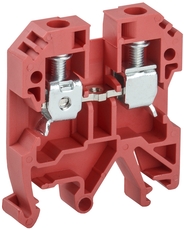 Клемма винтовая КВИ-6мм2 красная