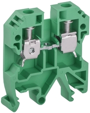 Клемма винтовая КВИ-6мм2 зеленая