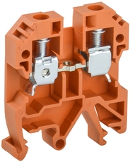 Клемма винтовая КВИ-6мм2 оранжевая