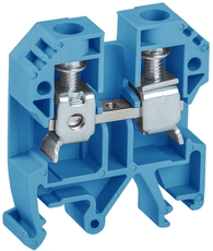 Клемма винтовая КВИ-10мм2 синяя