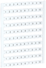 Маркеры для КВИ-4/16мм2 с нумерацией №№ 1-10