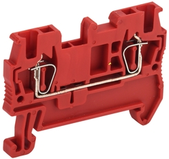 Клемма пружинная КПИ 2в-1,5 17,5А красный