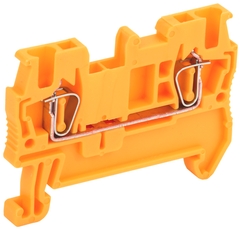 Клемма пружинная КПИ 2в-1,5 17,5А оранжевый