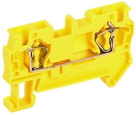 Клемма пружинная КПИ 2в-4 41А желтая
