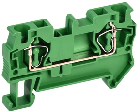 Клемма пружинная КПИ 2в-4 41А зеленый