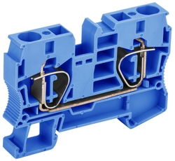 Клемма пружинная КПИ 2в-10 70А синий