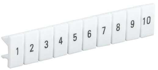 Маркеры для КПИ-4мм2 с нумерацией №№ 1-10
