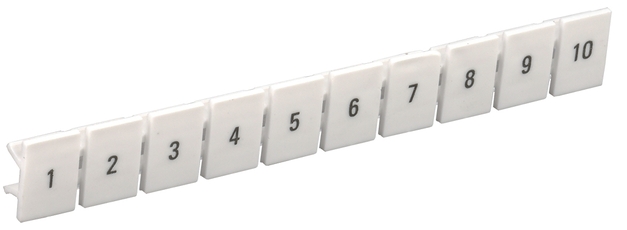Маркеры для КПИ-6мм2 с нумерацией №№ 1-10