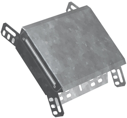 Поворот на 45град. вертикальный внешний 50х50 горячеоцинкованный