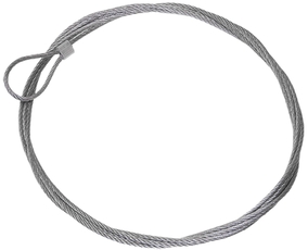 Трос стальной с петлей 1м