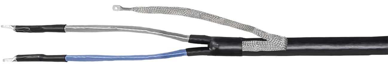 Муфта ПКВтпбэ 2х150/240 с наконечниками ППД ПВХ/СПЭ изоляция 1кВ