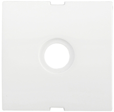 Накладка TV проходная/оконечная BOLERO белый