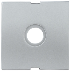 Накладка TV проходная/оконечная BOLERO серебряный