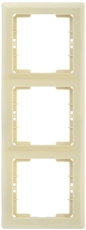 Рамка 3 местная вертикальная BOLERO кремовый