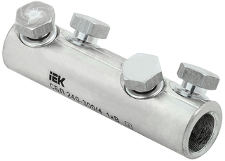 Соединитель болтовой луженый СБЛ 240-300/4 1кВ