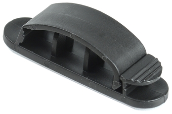 Клипса самоклеящаяся КС-3 черная (12шт)