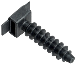 База дюбельная БД 30х10мм под хомут черная(100 шт)