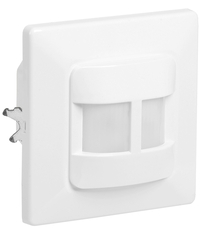 Датчик движения ИК встраиваемый 500w 190 градусов 9м IP20 белый