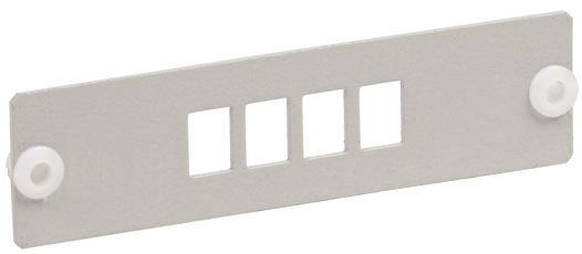 Панель для 4-ех оптических адаптеров (SC-Duplex в 19дюймовый кросс)