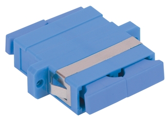 Адаптер проходной SC-SC для одномодового и многомодового кабеля (SM/MM) с полировкой UPC двойного исполнения (Duplex)