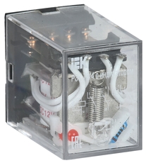 Реле промежуточное 12В DC 4пк 3A РЭК78/4 с индикацией