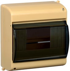 Бокс с прозрачной крышкой КМПн 2/6 для 6-х автоматических выключателей (Сосна)