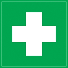 Знак безопасности 150х150мм Медицинская аптечка