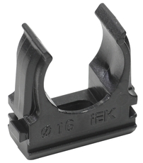 Держатель с защёлкой CF16 черный (комплект 10шт.)