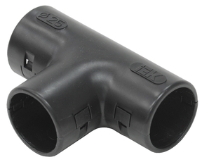 Тройник открывающийся TI25G черный